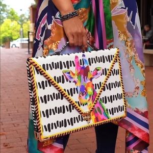 Samba Laptop Bag and Clutch by Sassy Jones Brand New